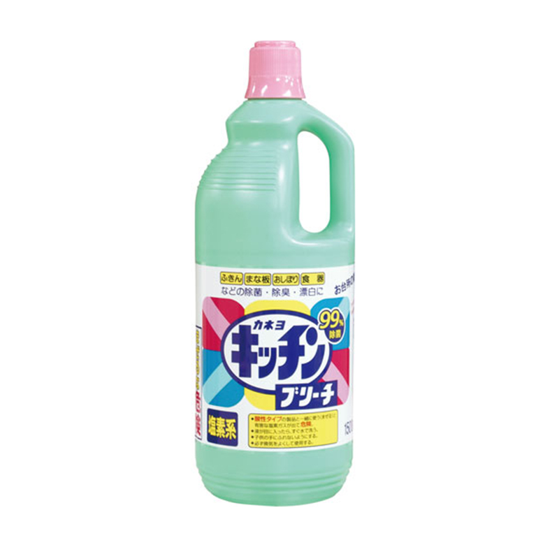 KANEYO日本厨房砧板和炊具的清洁除臭和漂白剂（L）1500ml