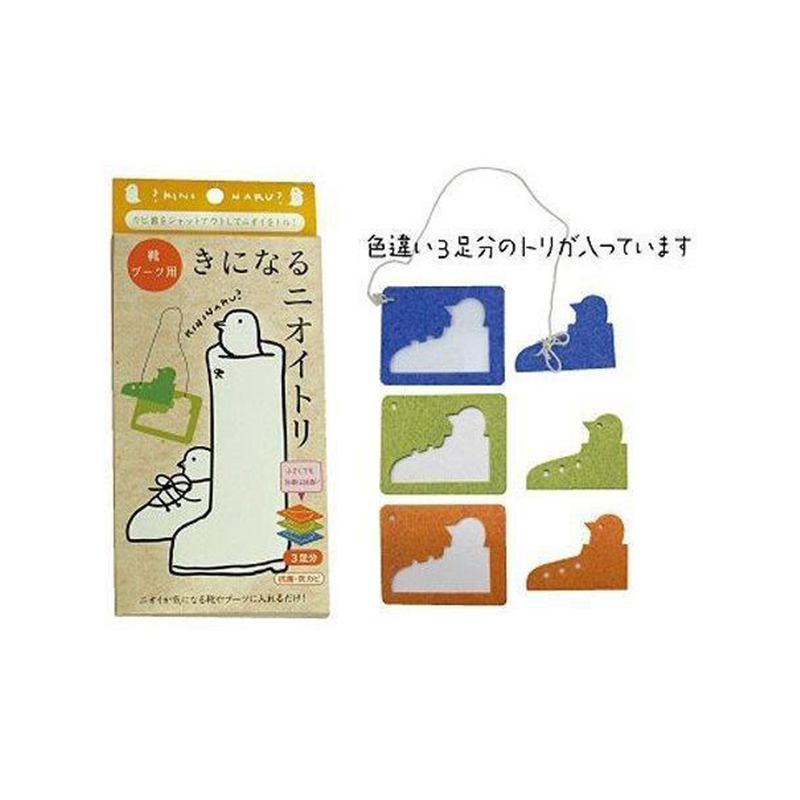 TAIYO日本KININARU 去除鞋子和靴子异味挂片 3片装