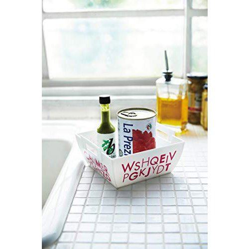 ✪ISETO日本冰箱收纳盒 桌面收纳盒 厨房整理盒 字母版 M塑料收纳盒