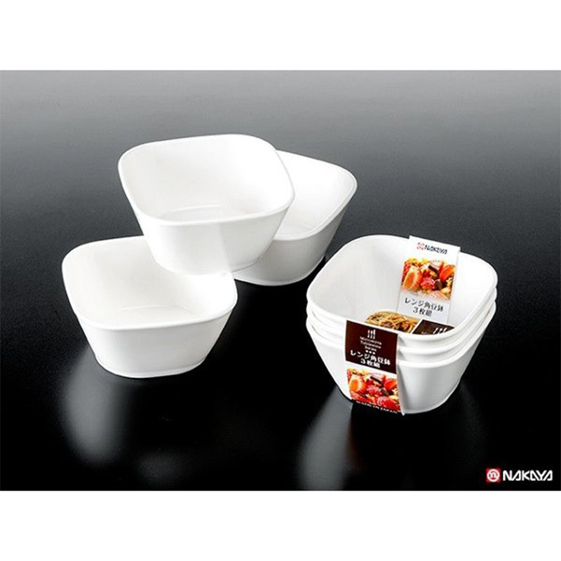 NAKAYA日本塑料调料碗（3个装）塑料小碗套装