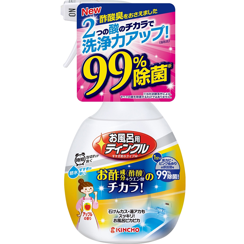 KINCHO日本TWINKLE  浴室用醋酸除菌节水洗涤剂 300mL#浴室清洁剂