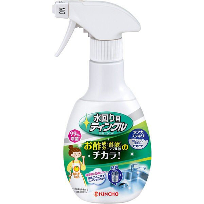 ▶KINCHO日本TWINKLE  厨房用醋酸除菌防臭洗涤剂  厨房清洁剂 300mL