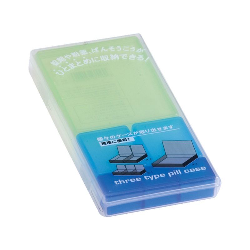?YAMADA日本便携式药盒  旅游方便式药盒 （透明）