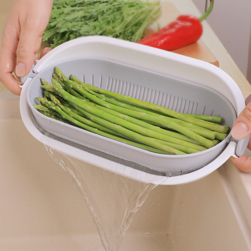 ✪【控价】KOKUBO日本滤水塑料蔬菜篮#塑料沥水篮