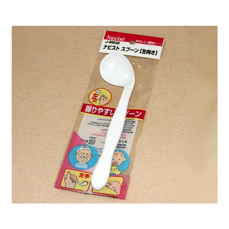 SANADA日本左手勺 儿童勺子塑料勺