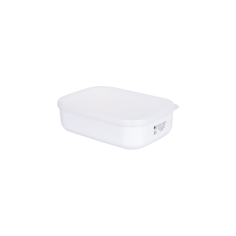 NAKAYA日本纯白色保鲜盒600ML塑料保鲜盒