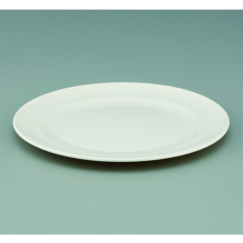 INOMATA日本塑料餐碟18号（白色）塑料盘子