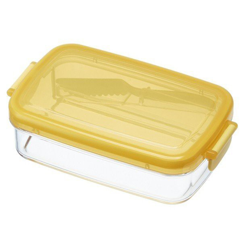 SKATER日本奶油切割保存盒付黄油刀