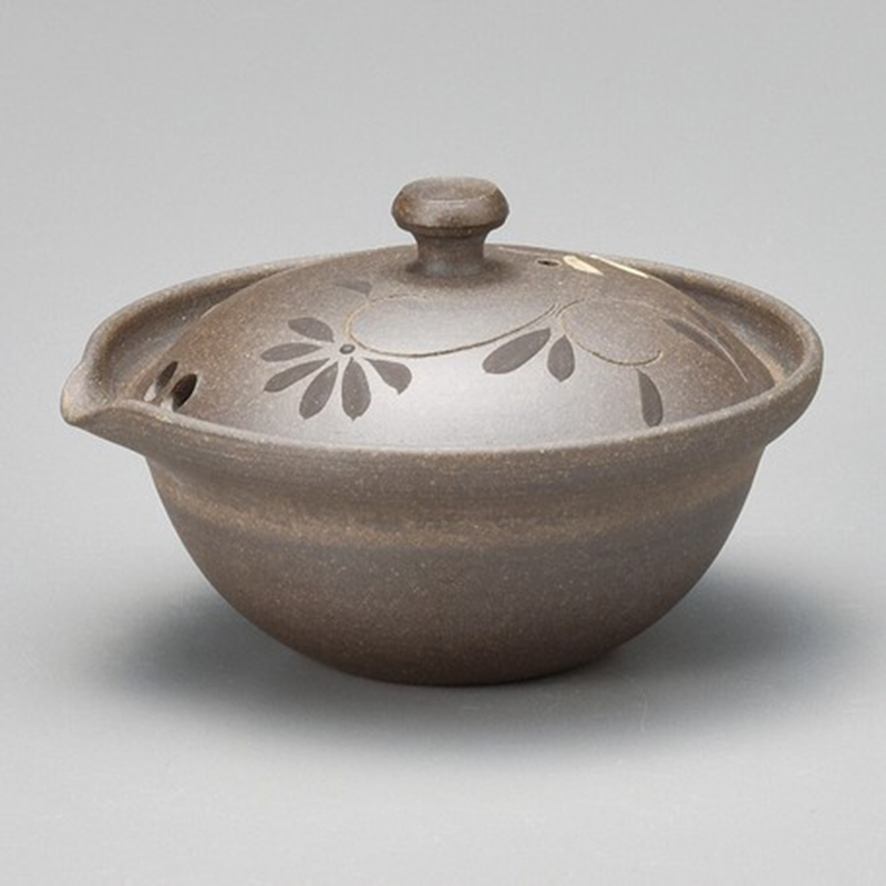 YAMAKI IKAI日本常滑烧豊作　陶瓷茶杯付盖（陶瓷系列单个 无条码标识）