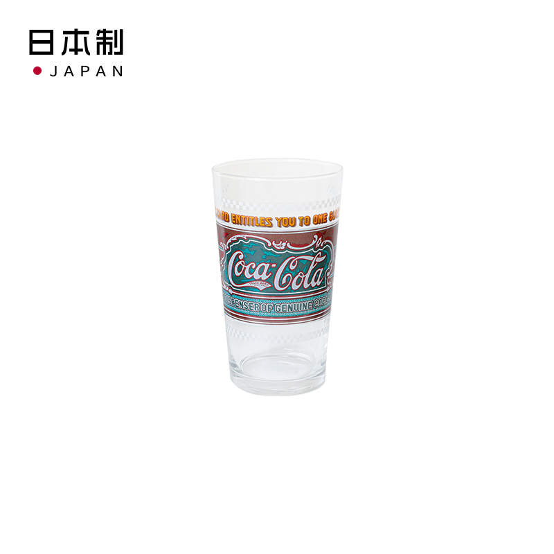 ADERIA日本 可口可樂玻璃傳統設計玻璃杯A玻璃水杯