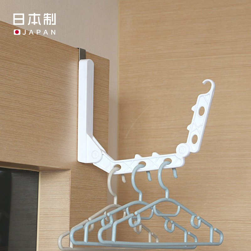 ✪AIWA日本室内移门轨道晾衣架加长型#塑料折叠晾衣杆