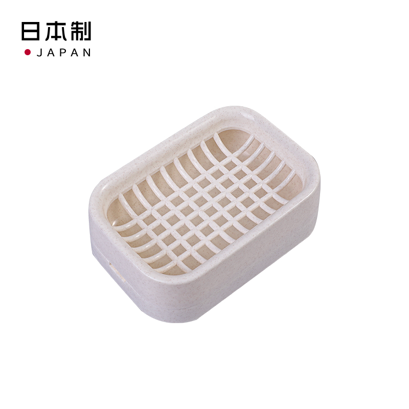 INOMATA日本网格漏水肥皂盒塑料肥皂盒