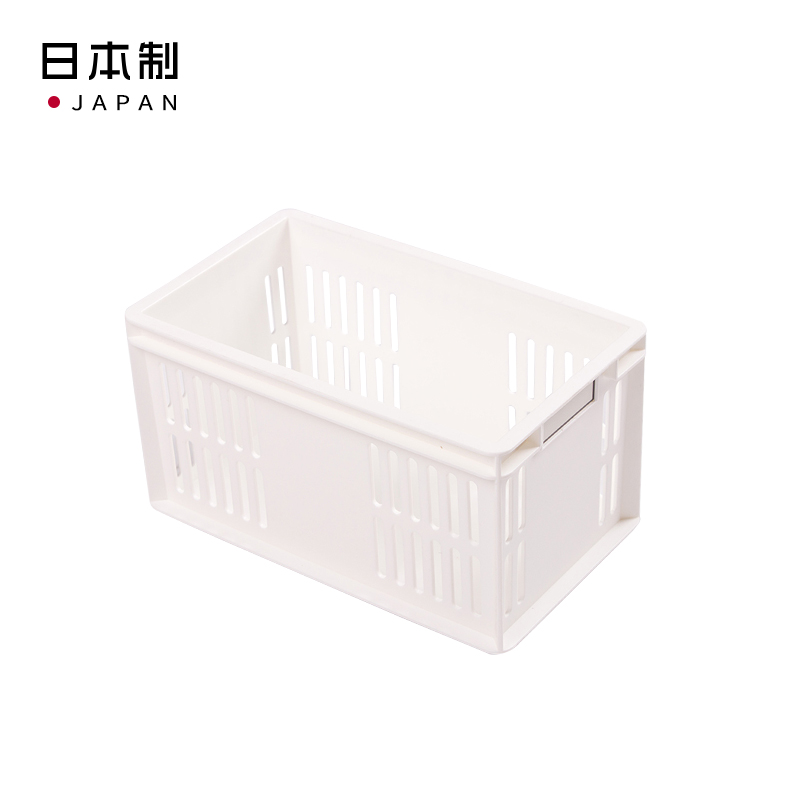 ✪INOMATA日本收纳筐(白色)#塑料收纳篮