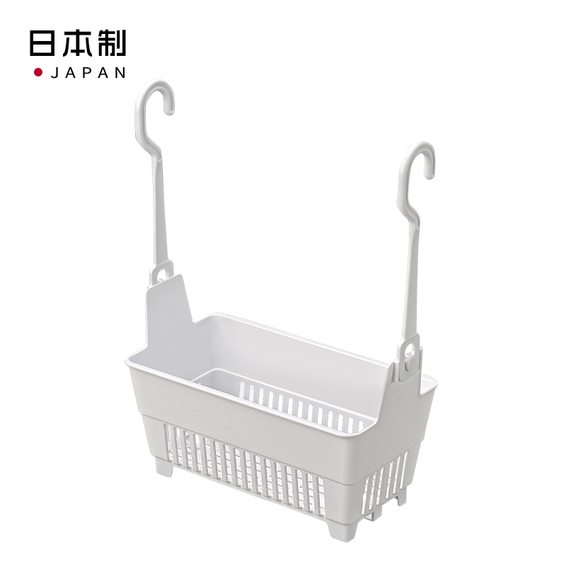 INOMATA日本悬挂式浴室洗剂放置架挂篮