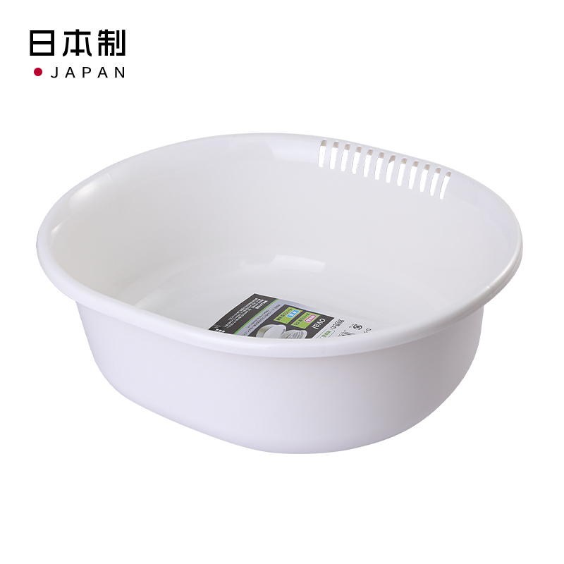 sanada日本多用途塑料盆 5.3L塑料收纳盆