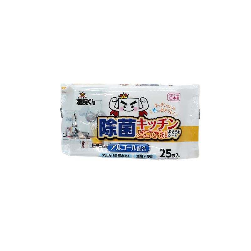 LEC日本厨房除菌清洁湿纸 25张装