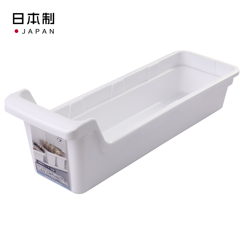 NAKAYA日本冰箱收纳储存器 窄白色
