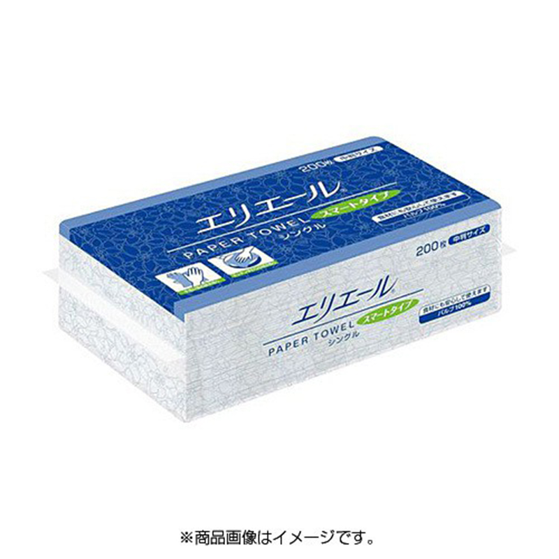 大王制纸日本再生纸 手擦纸巾 可用于接触食品 标准尺寸 软包装  200张/包