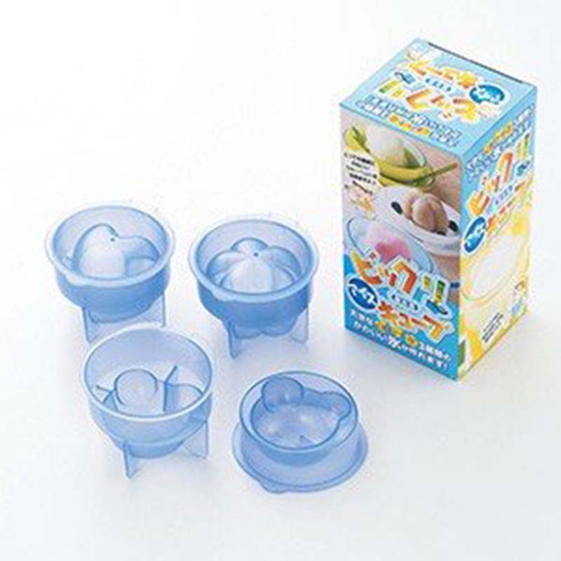 ISHIGAWA日本冰块制冰器 1盒熊/心/花 3种花样