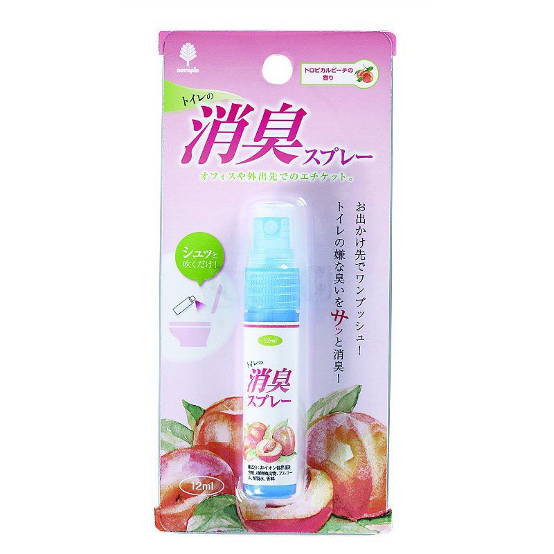 KOKUBO日本厕所除臭喷雾剂蜜桃香型，12ML