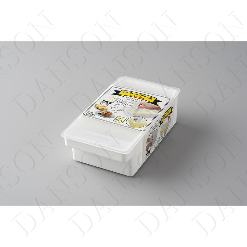 INOMATA日本轻松保存黄油盒 付切割勺
