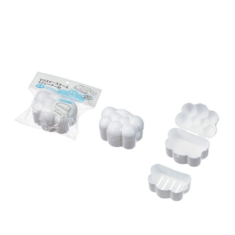 ECHO日本假牙，牙套的放置盒 云朵型