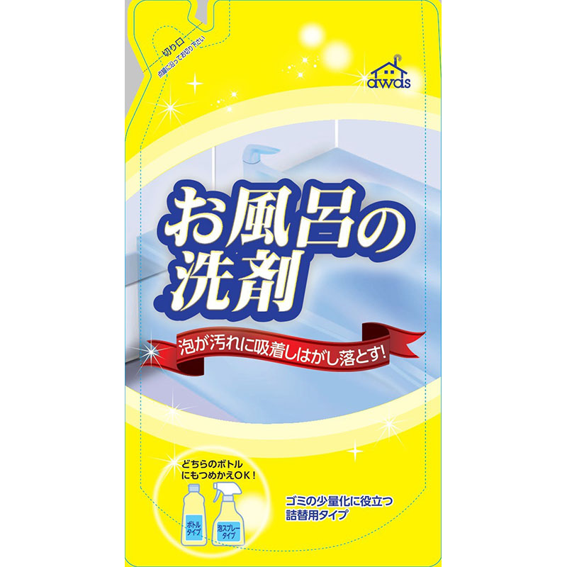 ROCKET日本制火箭石碱浴室清洁剂 柠檬清洁喷雾 替换装  330ML