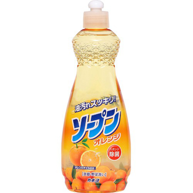KANEYO日本橙香  柠檬香  葡萄柚香 果蔬餐具洗洁精600ml