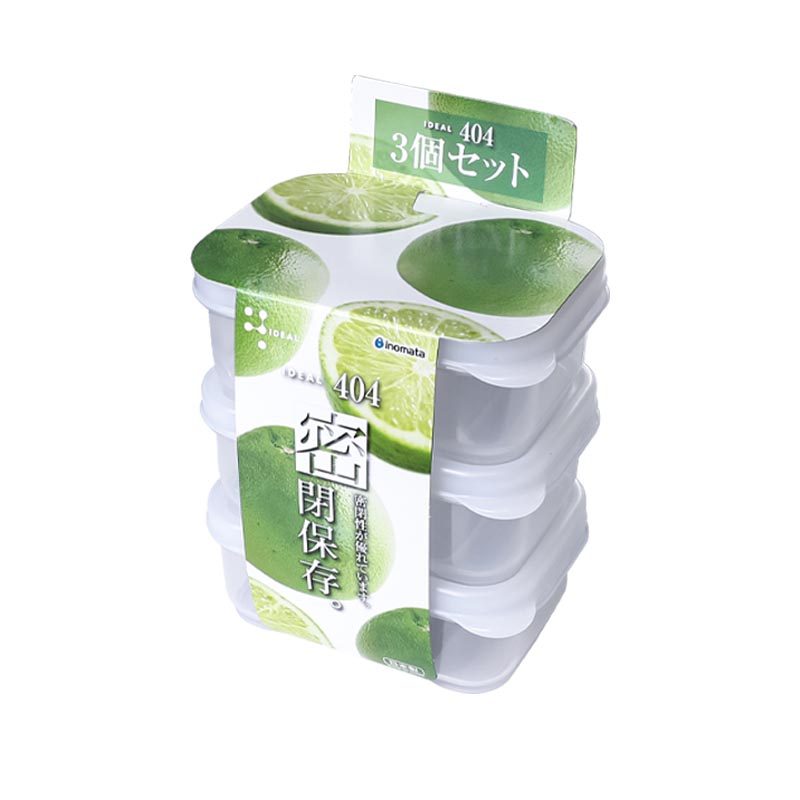 INOMATA日本保鲜盒190ml塑料保鲜盒套装