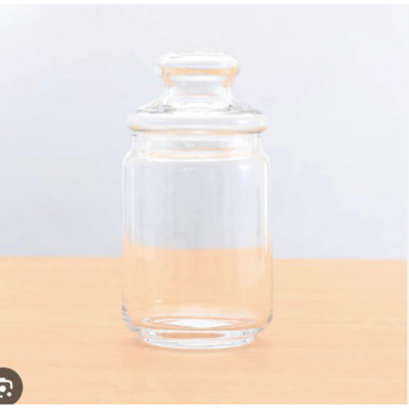 HORIKOSHI日本透明玻璃带盖储存罐 L 650ML