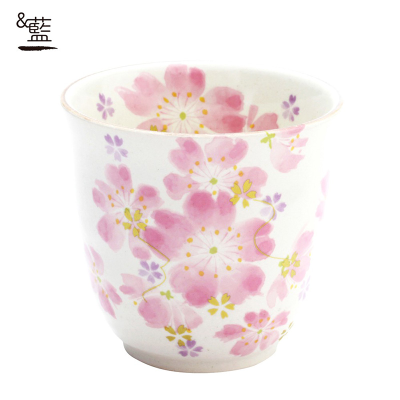 CERAMIC-AI和蓝日本美浓烧瓷器 花祭系列 樱花 茶杯