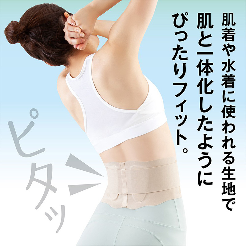 ALPHAX日本人气的医生的推荐系列腰部支撑带 肌肤色 M-L