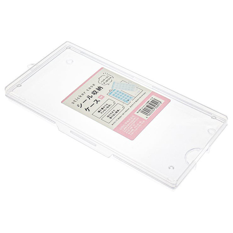 YAMADA 山田化学日本YAMADA透明 卡片，贴纸收纳盒 M