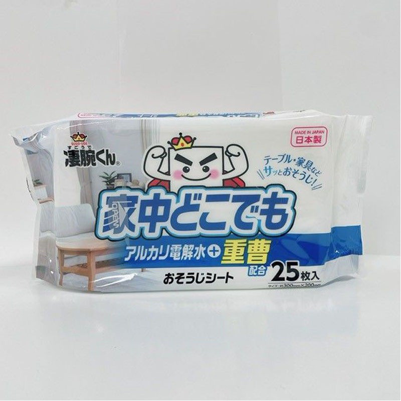 LEC日本凄腕君清洁系列碱性电解水+小苏打擦拭湿纸25片