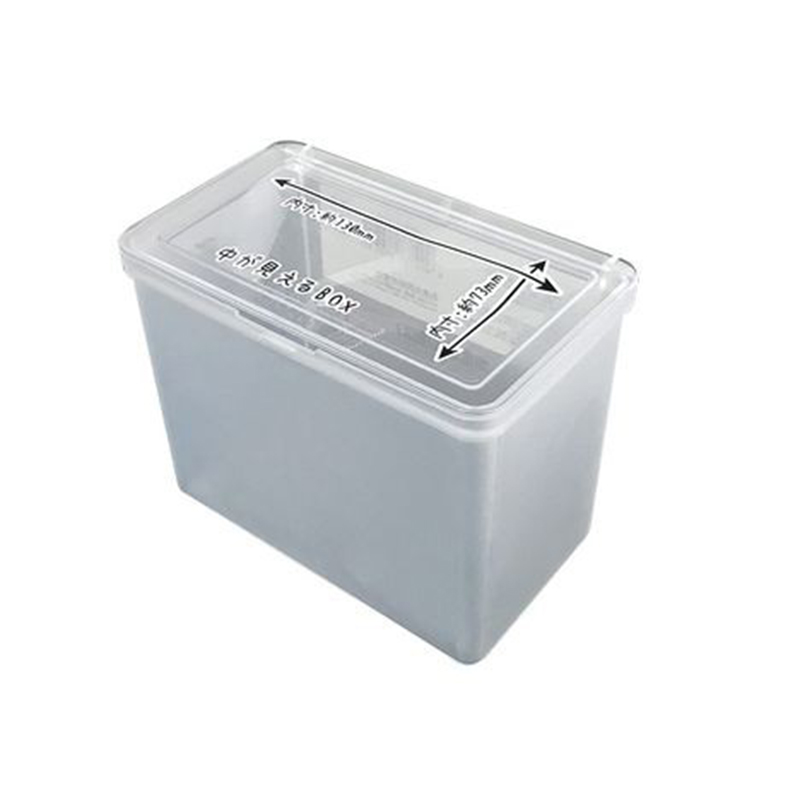 IZUMI日本可视透明带盖收纳盒 宽款