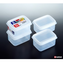 ★NAKAYA日本进口冰箱保鲜盒 坚果防潮盒 食品存放盒 O型2枚入 280ml