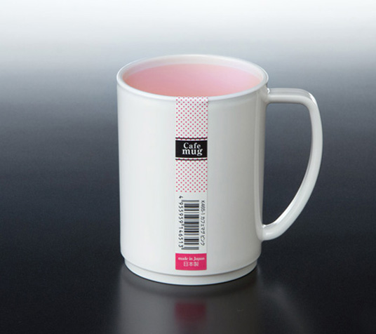 NAKAYA日本塑料制杯子（粉色）塑料水杯