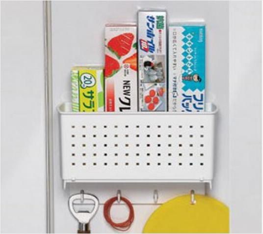 fudogiken日本吸盘收纳盒（白色）塑料吸壁收纳盒