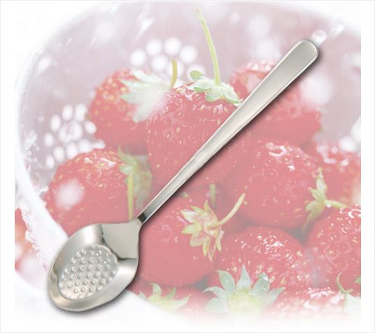 PEARL日本不锈钢水果草莓勺