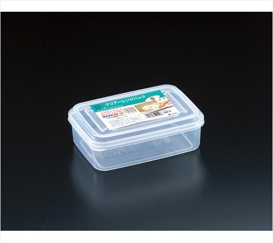 INOMATA日本微波炉加热盒（透明色）塑料保鲜盒