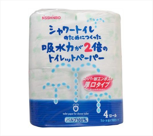 SEIWA-PRO日本日清纺强吸水卷筒纸4卷装（新条码4902011821710）