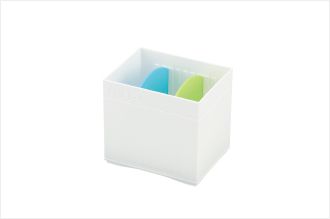 INOMATA日本小物收纳盒 白色塑料收纳盒