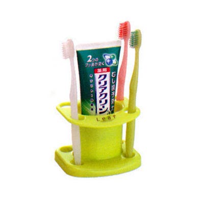 ✪INOMATA日本进口牙刷架 牙膏整理架塑料吸壁牙刷架