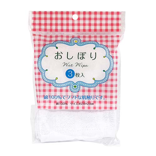 FUJISAKI日本小毛巾携带用（3条装）