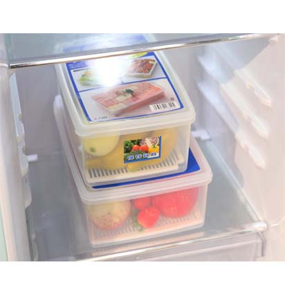 SANKO日本进口冰箱保鲜盒（带沥水板）5000ml