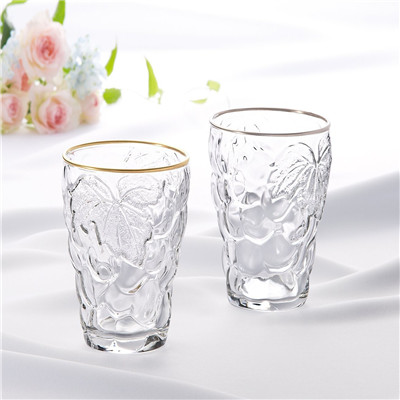 ADERIA 石冢硝子 日本玻璃杯（两个套装价格）玻璃水杯套装