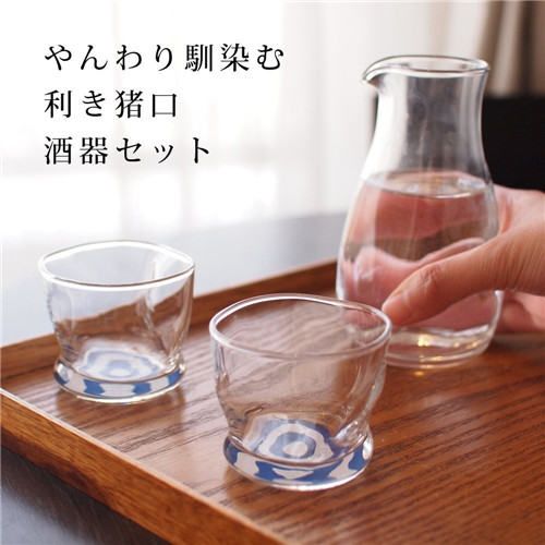 ADERIA 石冢硝子 津轻日本玻璃茶壶玻璃水壶水杯套装