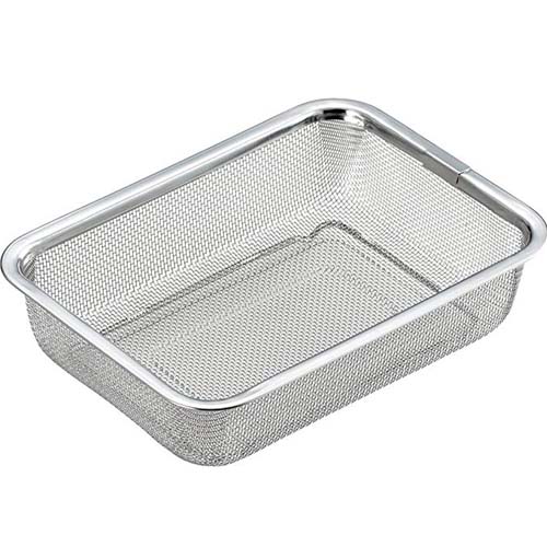 吉川COOKPAL不锈钢厨房保鲜盒沥水篮##（中）（与2346保鲜盒匹配）不锈钢保鲜盒