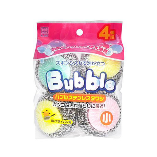 【控价】kokubo日本泡泡钢丝球 小（4个装）钢丝球