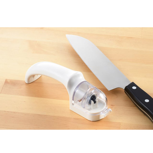 KAWASAKI日本磨刀器 单口（不锈钢刀，钢刀和陶瓷刀都可用）陶瓷磨刀器
